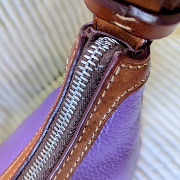 Dooney & Bourke Large Harrison Hobo Purple - Picture 11 of 16